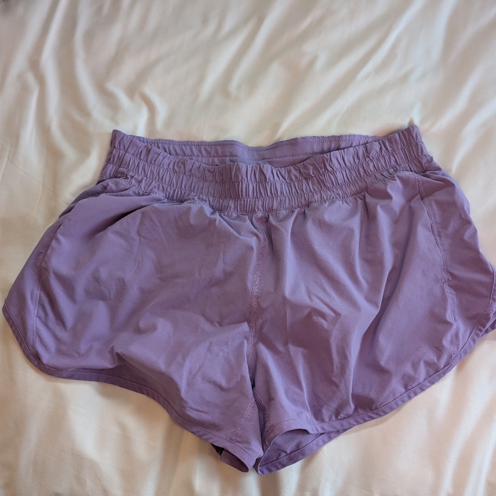 Lavender Active Shorts